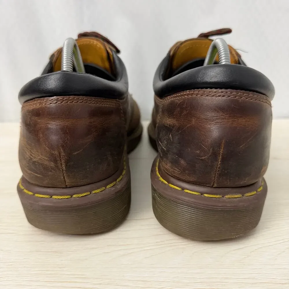 Dr Martens Shoes Mens Size 16 Brown Crazy Horse Leather Casual 8053 Doc